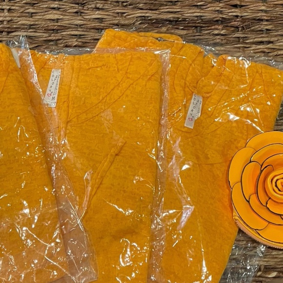 🆕 Burnout Hoodies - Delicate - Lightweight - Chiffony Lace - Tangerine NWOT - Picture 3 of 9